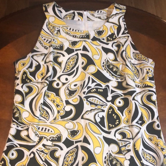 Banana Republic Paisley Sleeveless Sheath Dress Size 4 - Picture 2 of 7